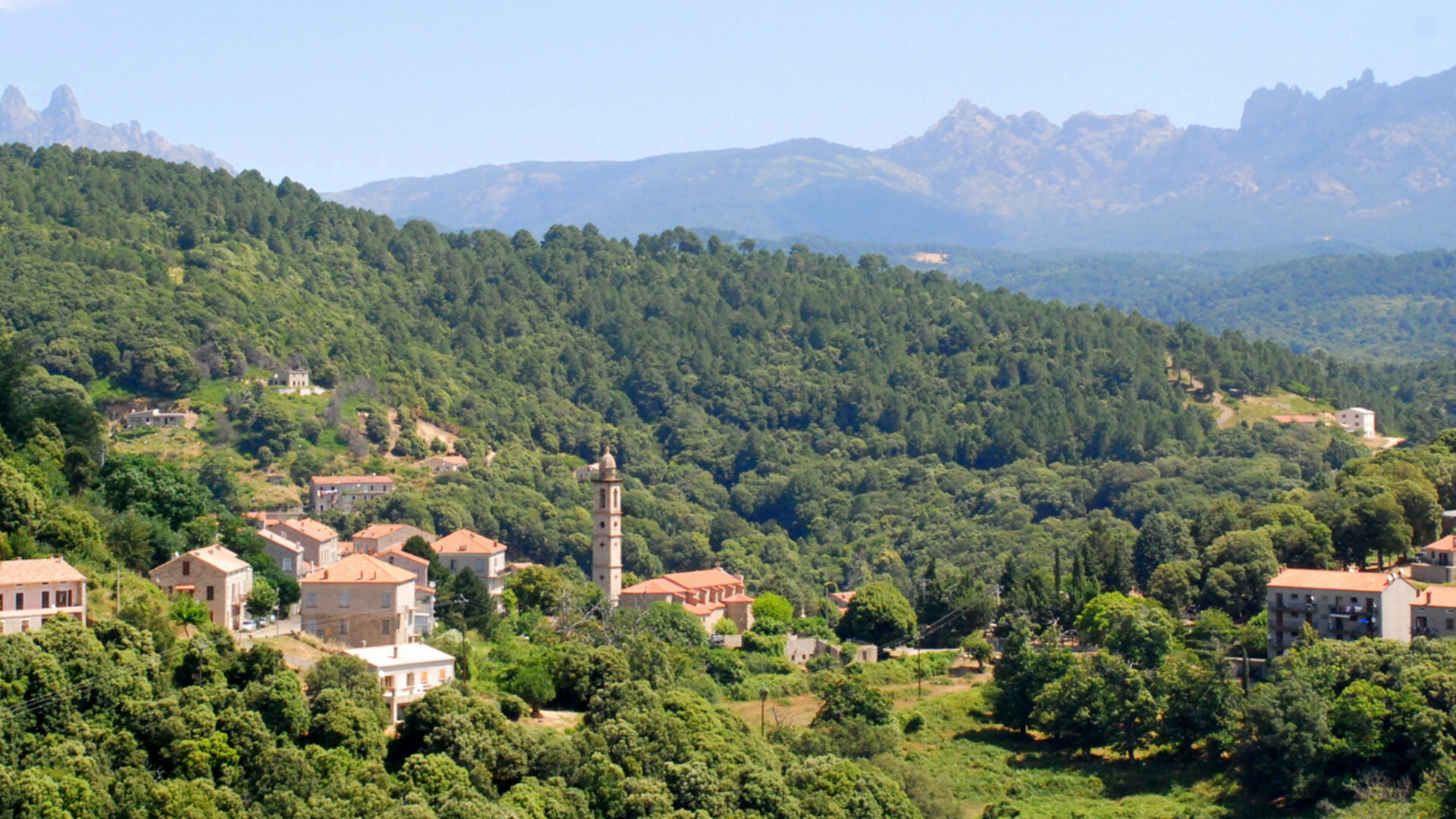 Village de Levie en Corse