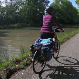 Canal de la Garonne à vélo 