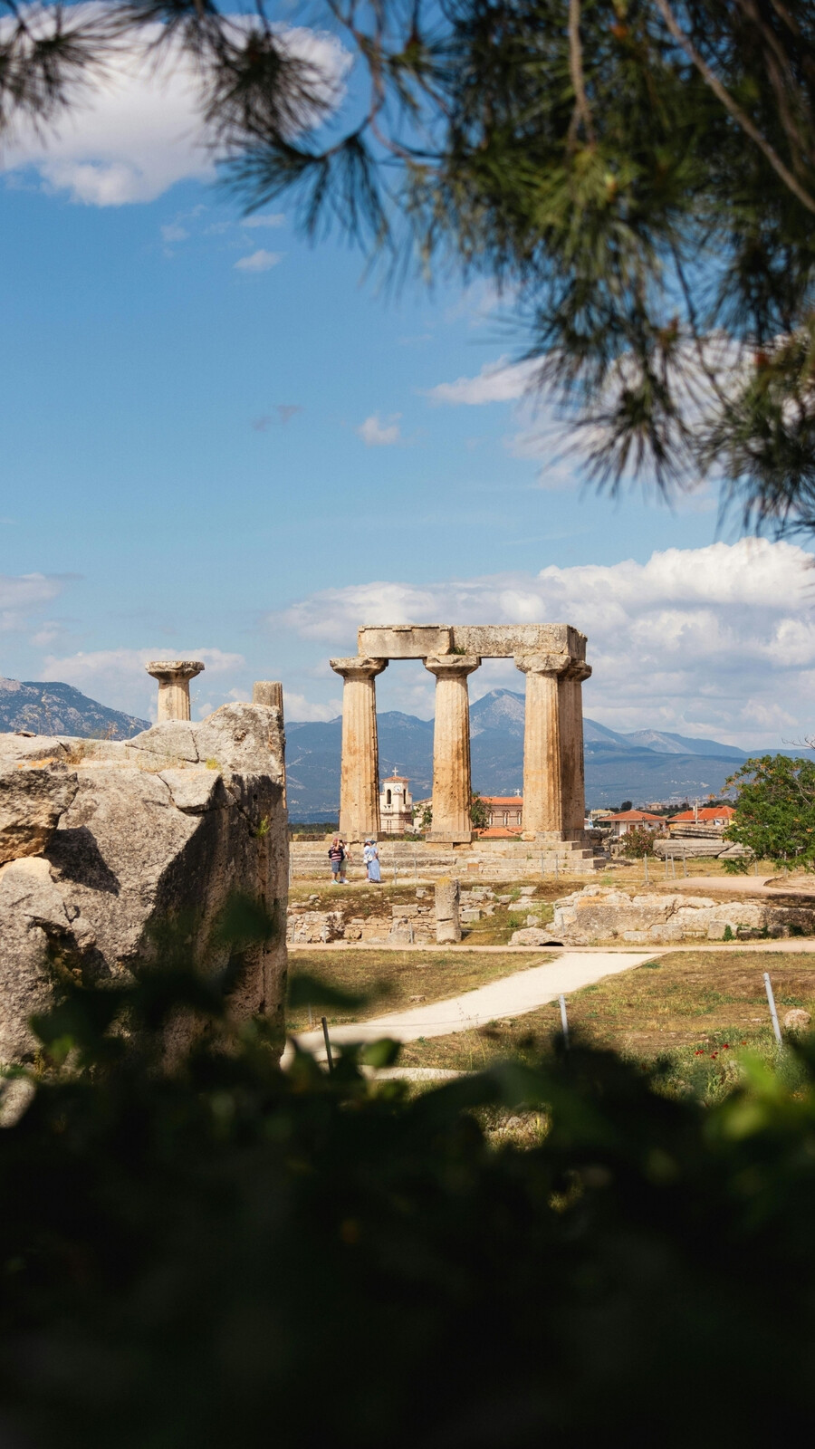 Corinthe - Temple d'Apollon