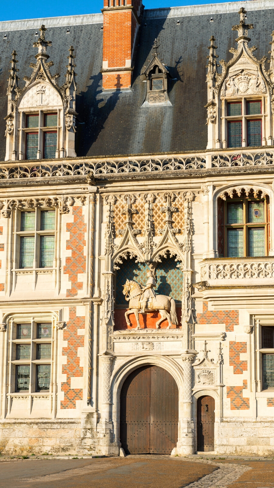 Façade du château de Blois