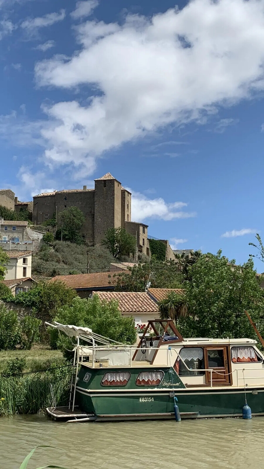 Vue sur le château d’Argens-Minervois