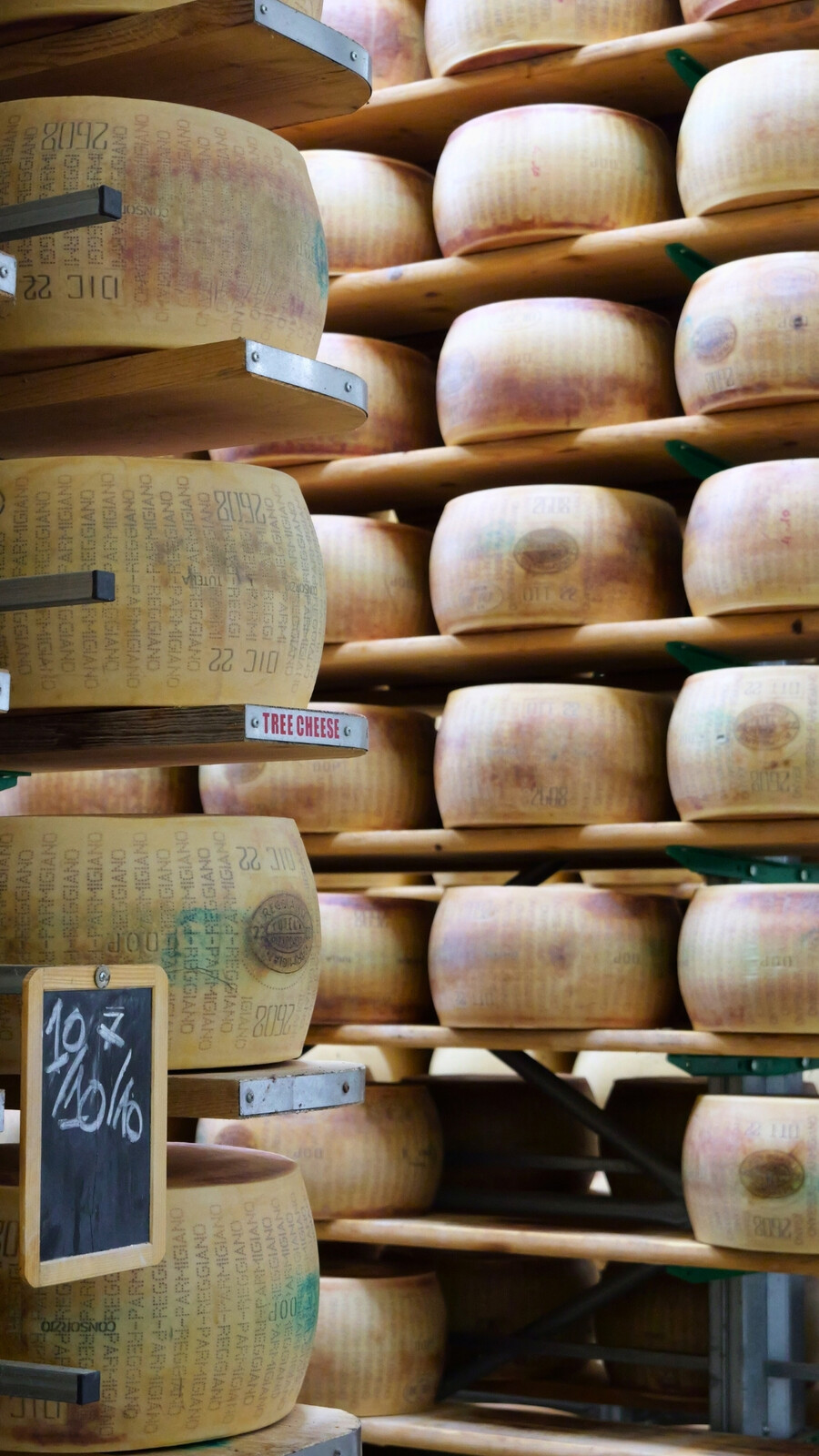 Production de Parmesan