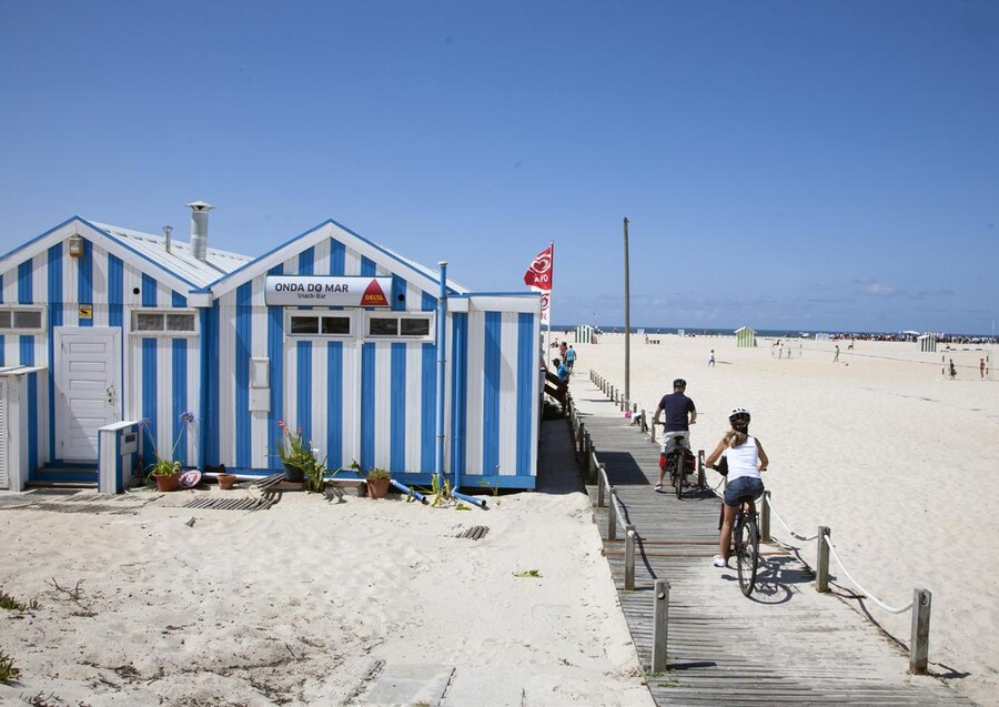 « Palheiros » du joli petit village de pêcheurs de Praia de Mira 