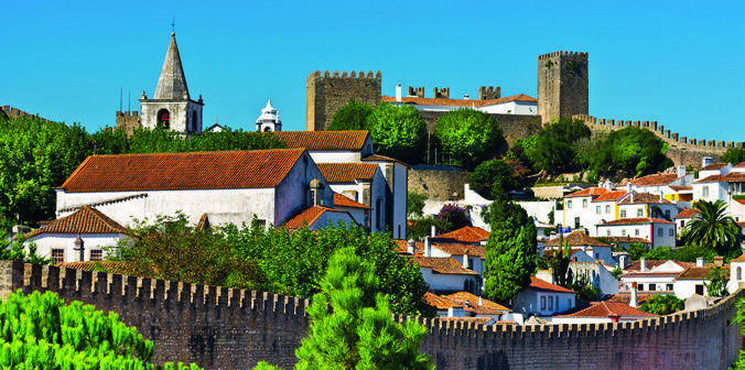 La charmante ville fortifiée d'Obidos