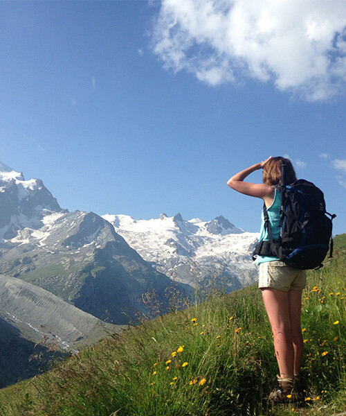 Vue sur le massif de la Bernina © Wilfried Valette