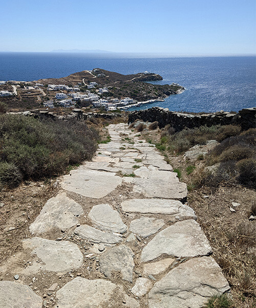Arrivée à Sifnos Arrivée à Sifnos