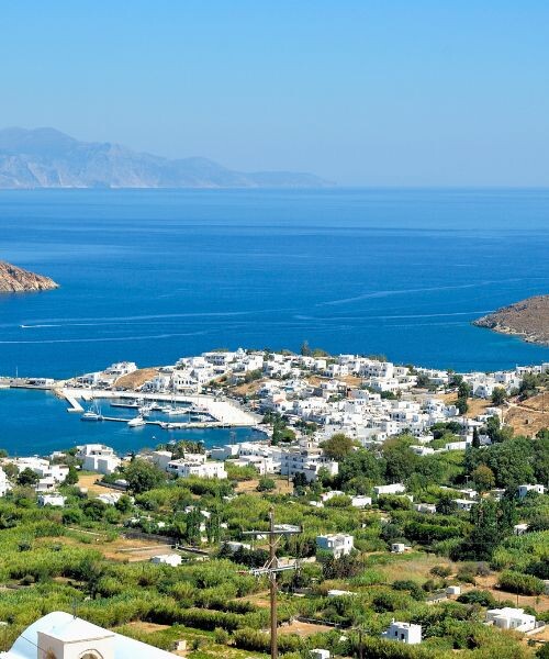 Serifos - Vue panoramique de Livadi