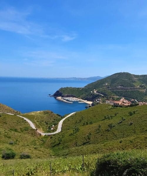 Vue panoramique entre Cerbère et Portbou © Anne-Marie Billault Vue panoramique entre Cerbère et Portbou