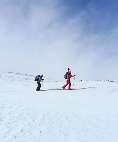 En route vers le refuge de Glitterheim © Raphaelle Mollard