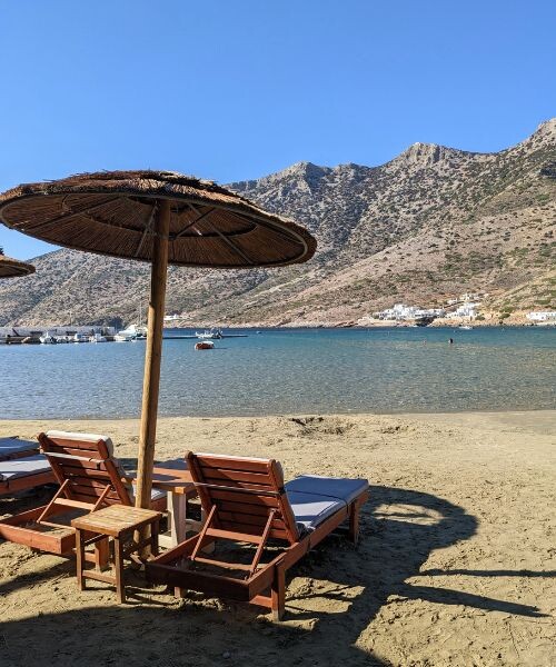 Plage de Kamarès - Sifnos