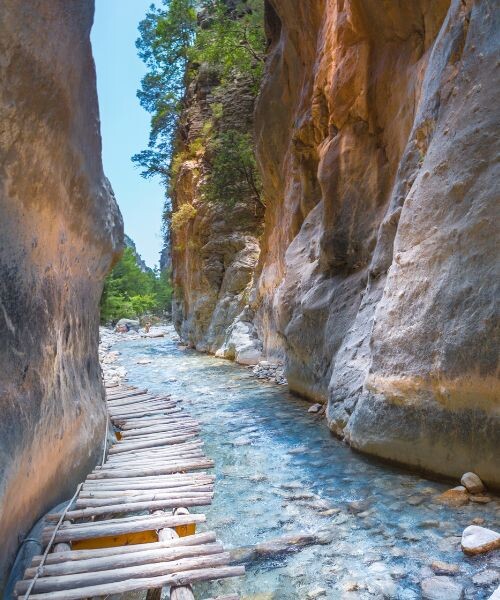 Les gorges de Samaria Les gorges de Samaria