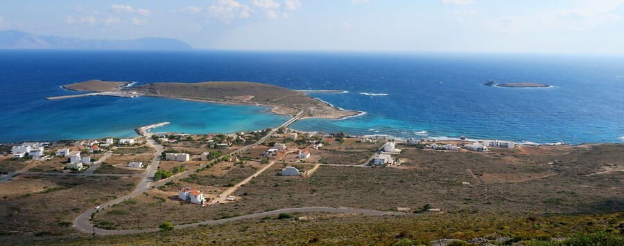 Village de Diakofti sur l'île de Cythère