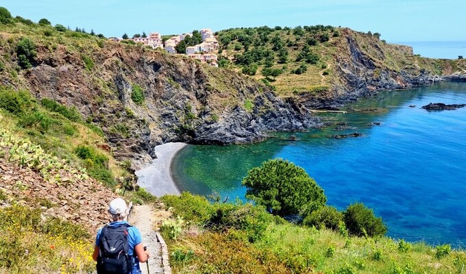 Sentier du littoral à Collioure