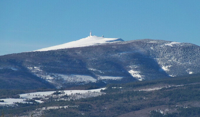 mont ventoux hiver © veronique pagnier - wikimedia commons