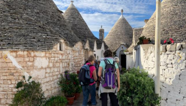 Les célèbres trulli, habitations traditionnelles en pierre sèche