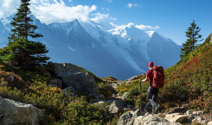 Tour du Mont-Blanc en avril