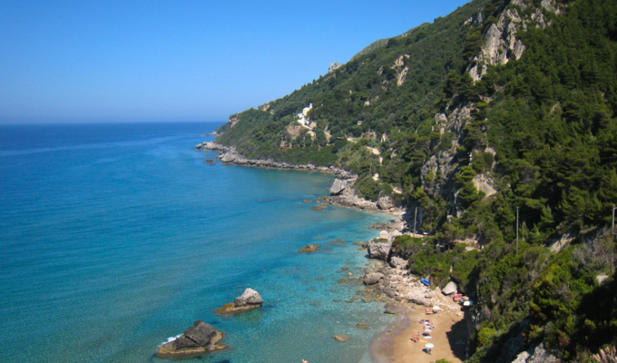 Randonnée à Corfou en Grèce