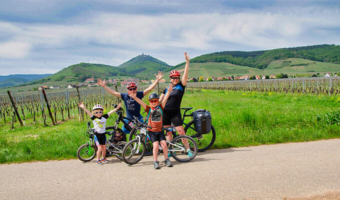 Voyage à vélo en Alsace