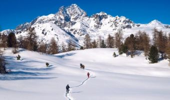 Image Raquettes, Cervin et Alpes italiennes