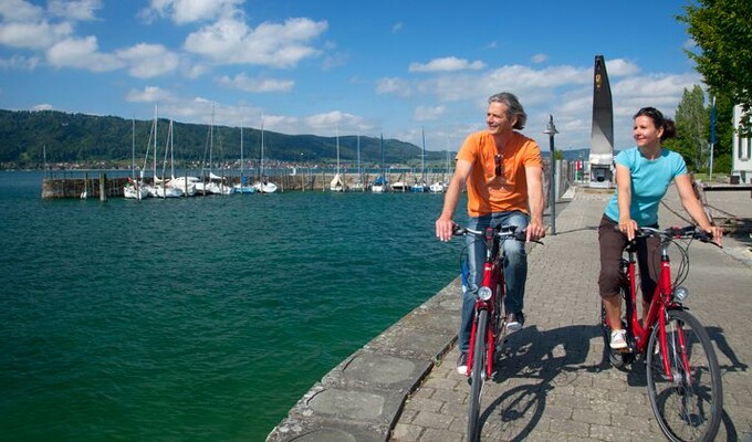 Image Lac de Constance à vélo en famille