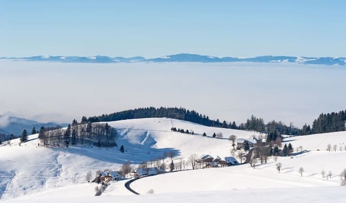Randonnée en raquettes en Alsace