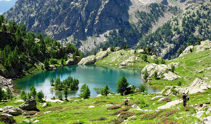 Trek en montagne en famille
