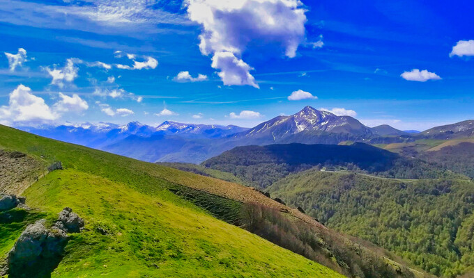 Pic Orhy GR10 sur Le GR10 de Saint Jean Pied de Port à Etstaut © Respyrénées