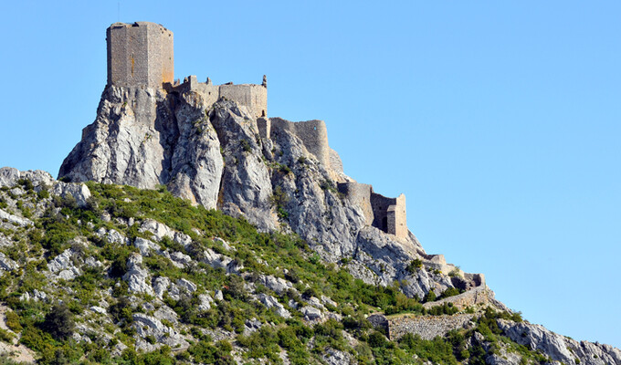 Image Pays Cathare : de Quéribus à Montségur