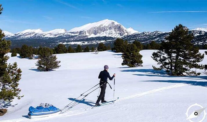 Image La Haute Clarée en ski de rando nordique