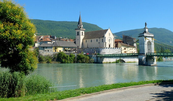 Image Des Aravis au lac d'Annecy