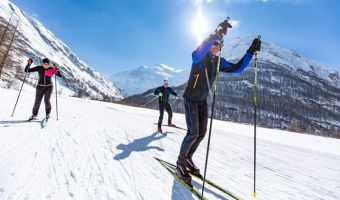 Voyage ski de fond / ski nordique - Bessans, plaisir du skating