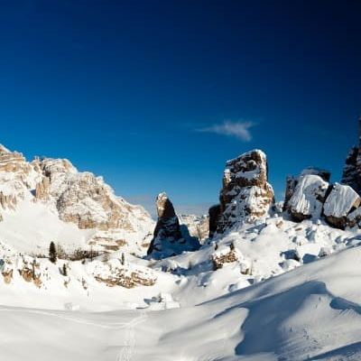 Raquettes au coeur des Dolomites de Cortina
