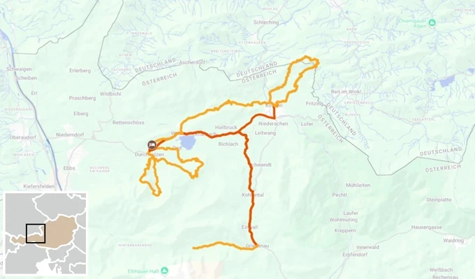 Tyrol : randonnées et remise en forme à Walchsee itinéraire