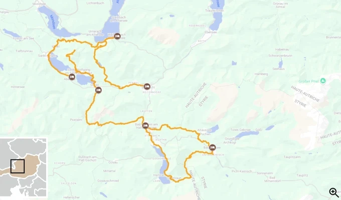 Les lacs du Salzkammergut itinéraire randonnée