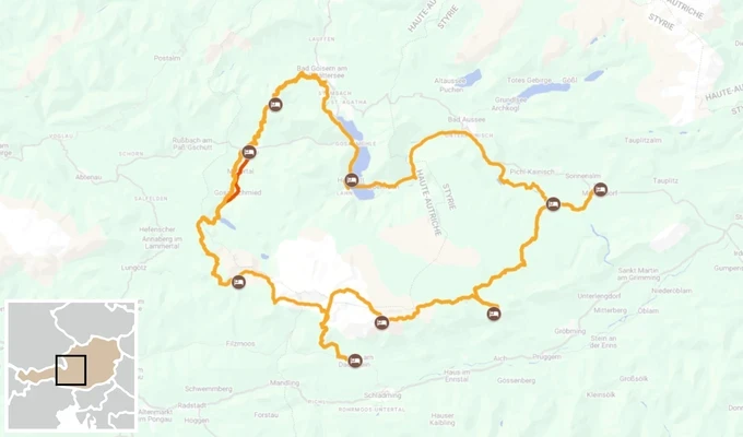Le Tour du Dachstein itinéraire randonnée