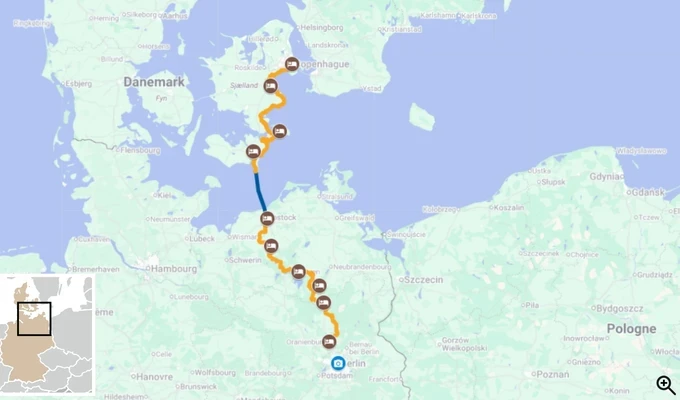 De Berlin à Copenhague à vélo