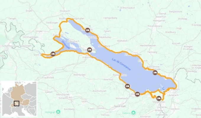 Tour du lac de Constance à vélo