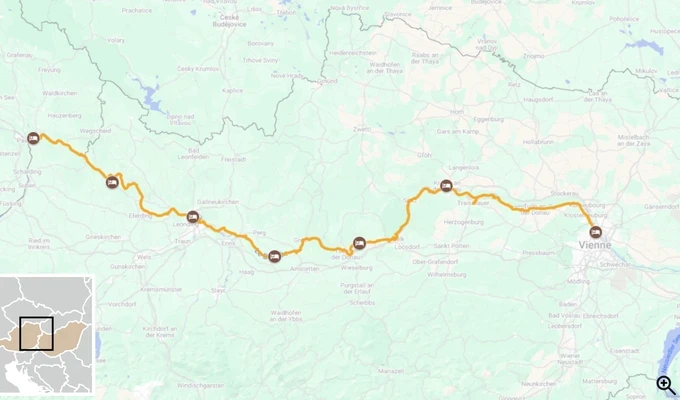Le Danube de Passau à Vienne, en hôtels standards à vélo