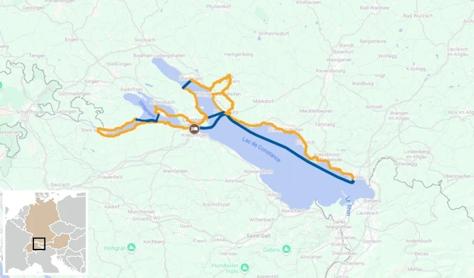 Lac de Constance : séjour les pieds dans l'eau itinéraire vélo