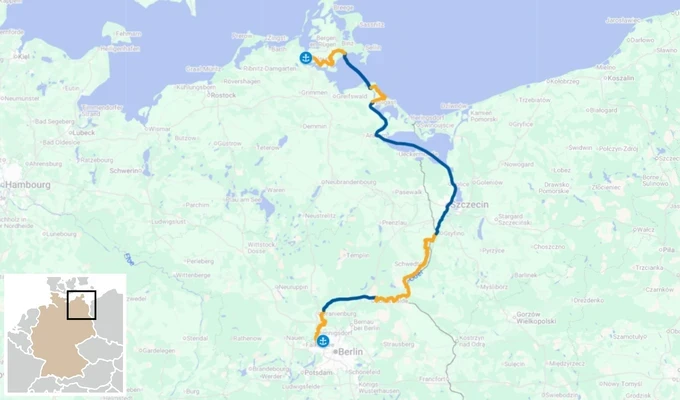 La Baltique, de Berlin à Stralsund à bord du MS Princess vélo et bateau