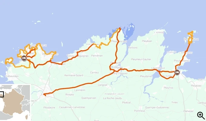 Carte itinéraire FRAGP0005