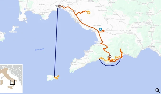 trek cote amalfitaine avec un guide