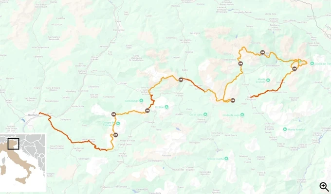 Dolomites Grand Traverse, from Bolzano to Cortina