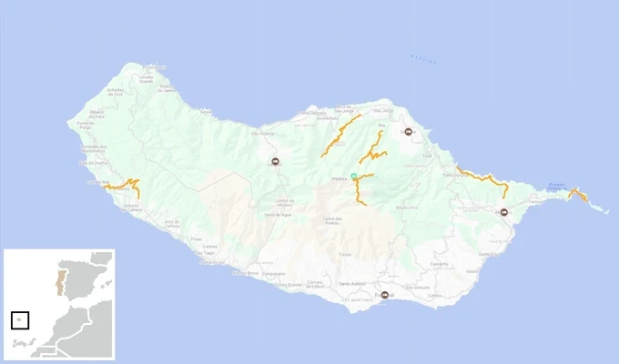 Tour de l'île de Madère en randonnée guidée