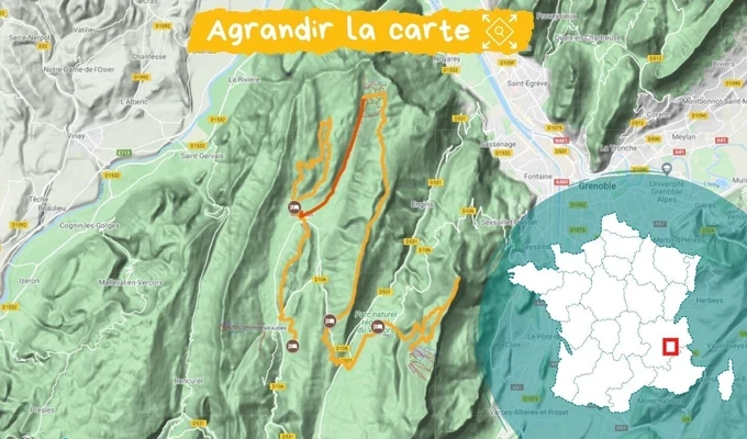 Itinéraire Parc naturel du Vercors en raquettes