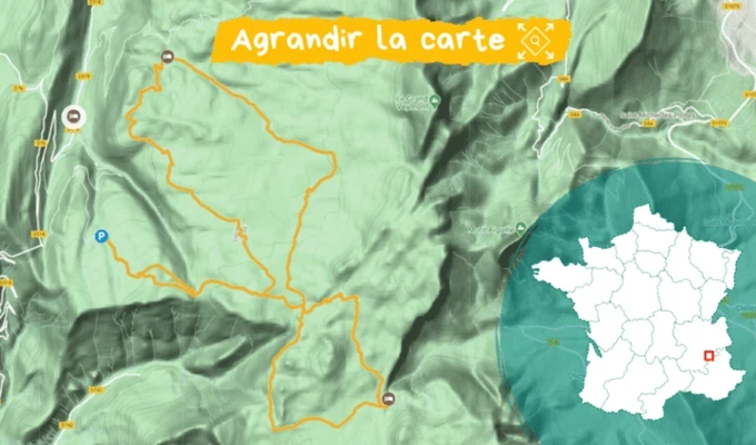 Itinéraire Traversée des Hauts Plateaux du Vercors