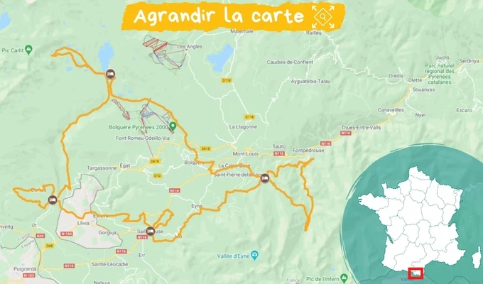 Itinéraire Cerdagne et Capcir - Pyrénées Orientales