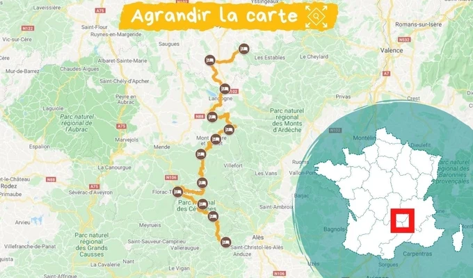 itinéraire chemin de stevenson intégral itinéraire chemin de stevenson intégral