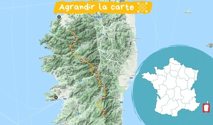 Itinéraire Corse : le GR20 Sud et Nord sans portage