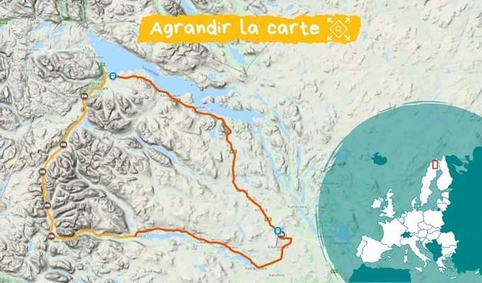 Itinéraire Kungsleden : voie Royale en Laponie Itinéraire Kungsleden : voie Royale en Laponie